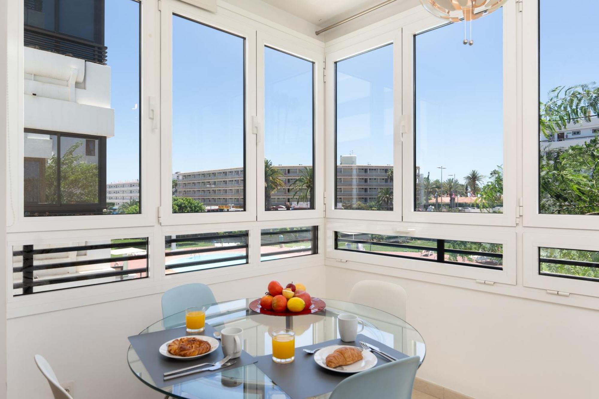 Garden View Apartment Iguazu 3 Near Yumbo Плайя-дель-Інглес Екстер'єр фото